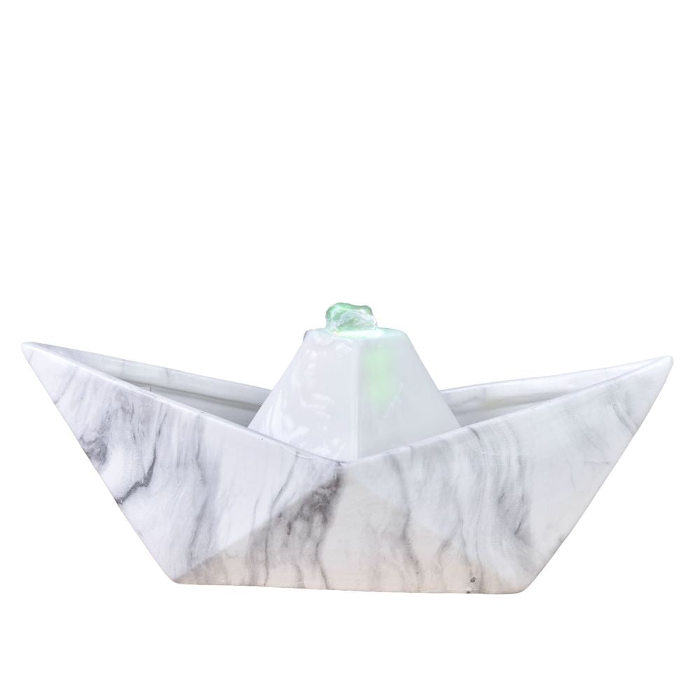 Fountain Crystal Line Segelboot zimmerbrunnen - Moderne Eleganz für Ihr Zuhause