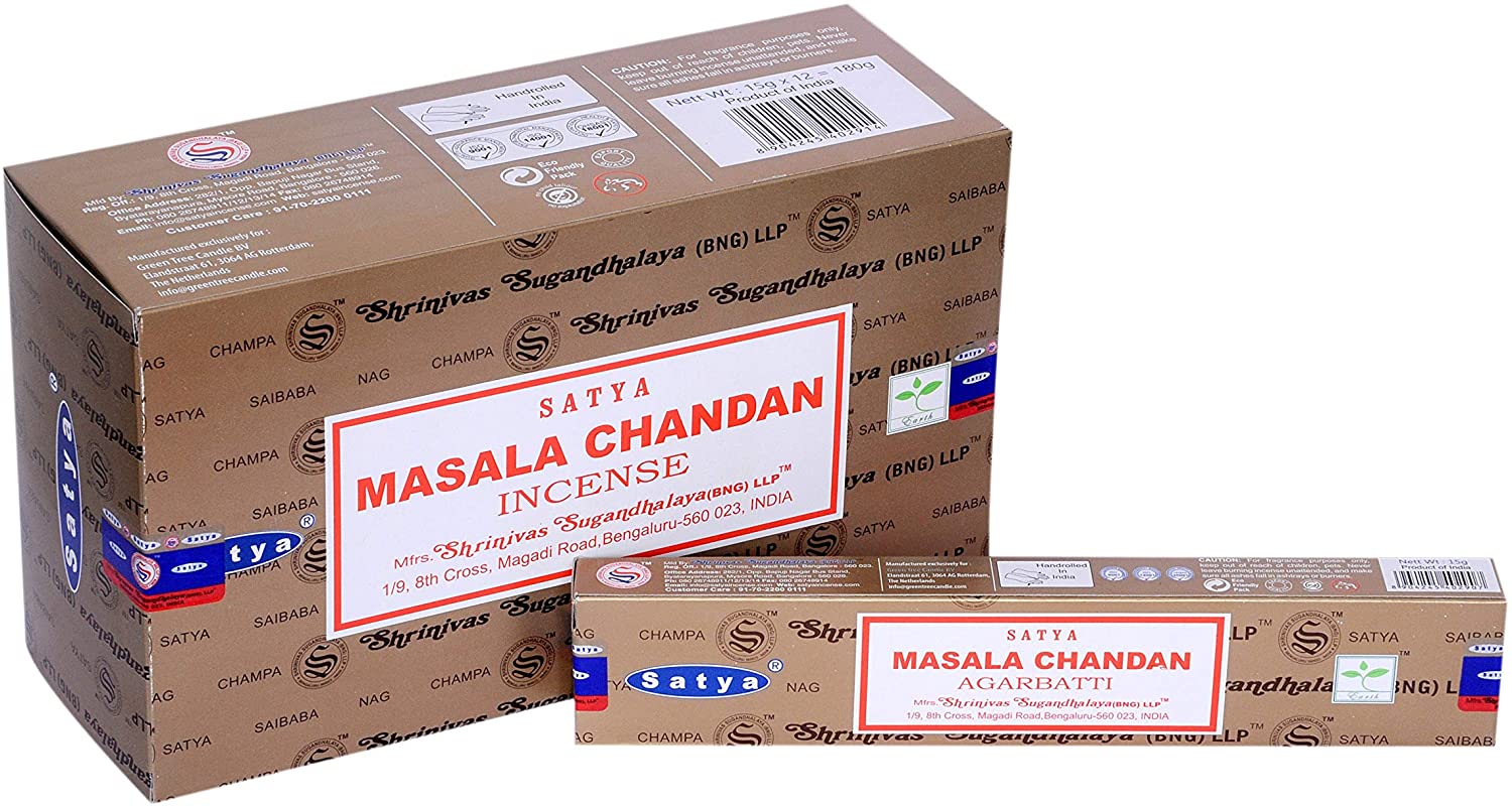 Satya Masala Chandan Räucherstäbchen Verpackung