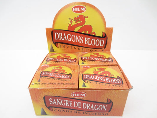 HEM Dragons Blood Kegel - Mystisches Räucherwerk