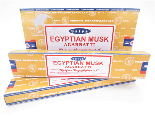 Satya Egyptian Musk Räucherstäbchen – Die zeitlose Anmut des ägyptischen Moschus