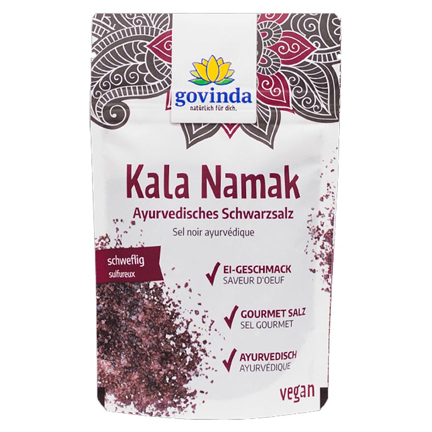 Govinda - Kala Namak Ayurvedisches Schwarzsalz - 150 g