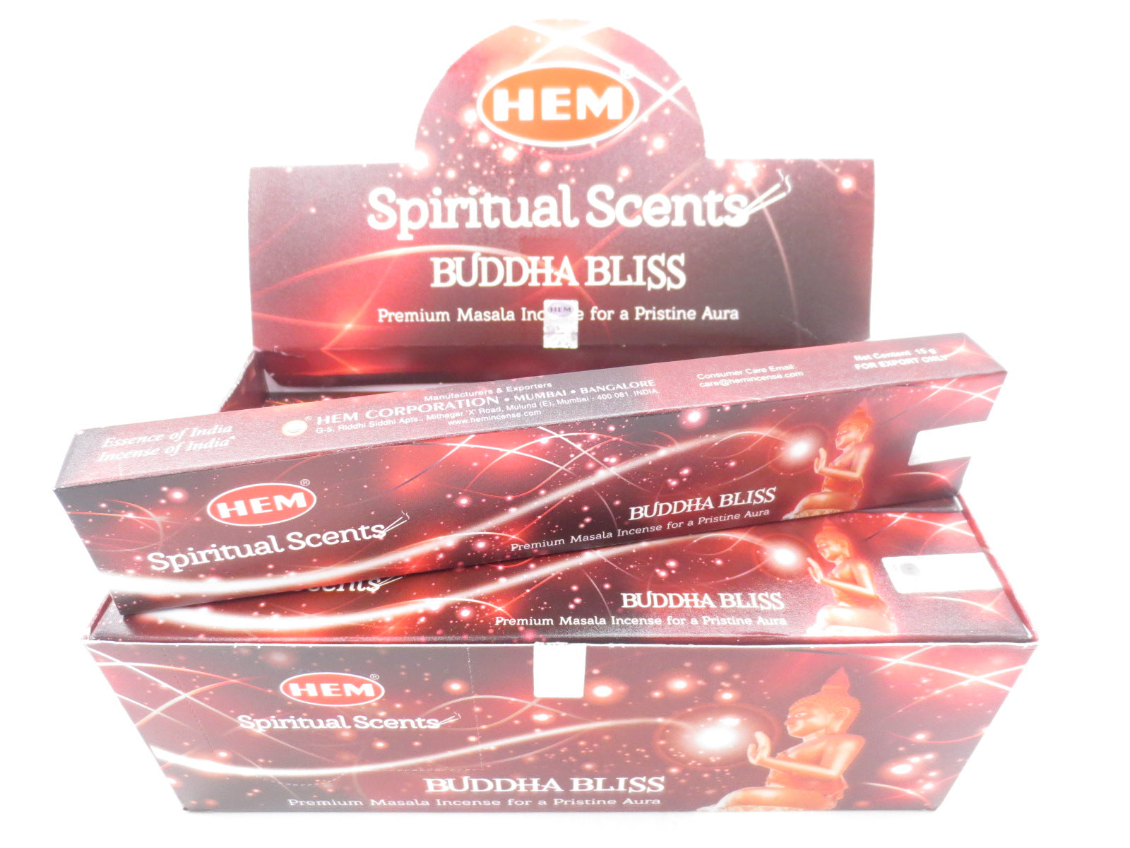 HEM Buddha Bliss Masala Räucherstäbchen Verpackung