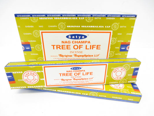 Satya Nag Champa Tree of Life Räucherstäbchen – Die Lebenskraft des Champa-Baumes