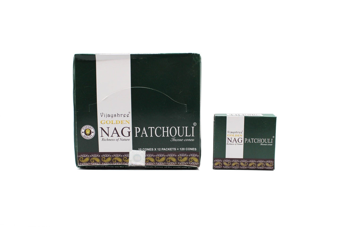 Golden Nag Patchouli Kegel - Sinnliches Aroma für tiefe Entspannung