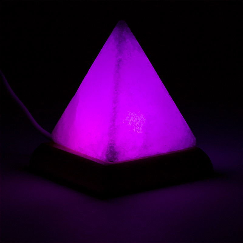 Mini Mood Salzlampe Pyramide USB LED