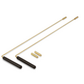 Wünschelruten-Set aus Messing mit Mangoholzgriffen – Paar, 40 cm