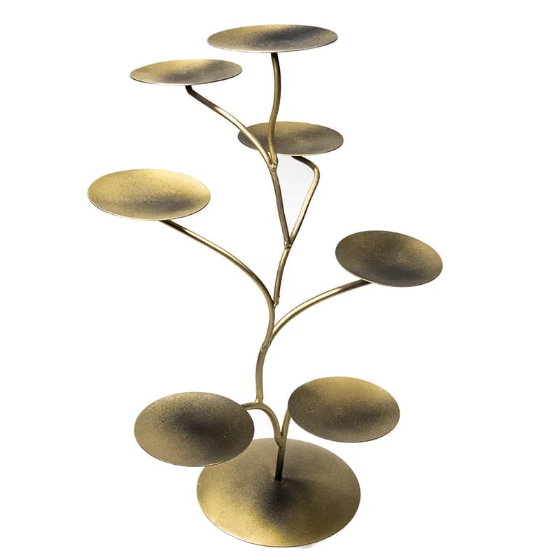 Harmonisches Chakra-Display für Lotus-Kerzenhalter - Metall