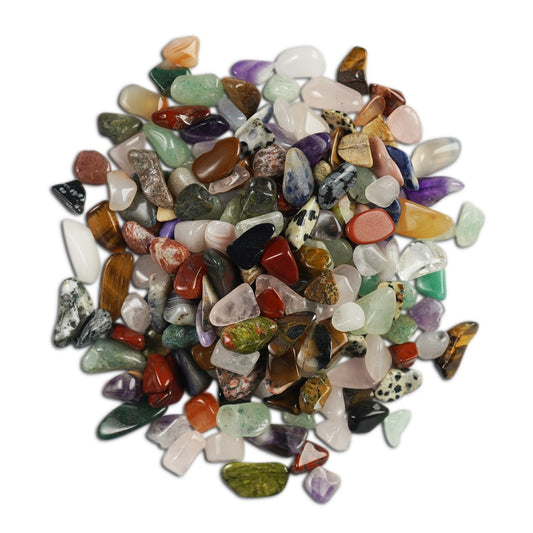Colorful mix of tumbled stones 14-16mm Africa 100g