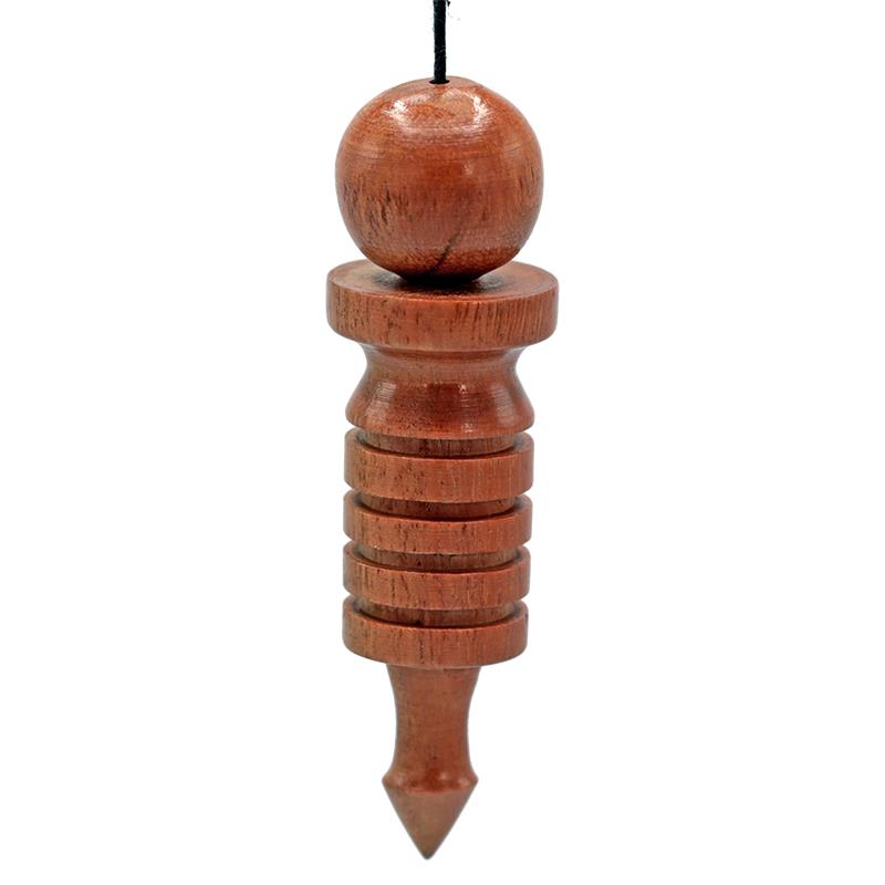 Holzpendel aus Massivholz – klassische Form, ca. 8 cm