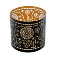 Fair Trade Tealight Holder Elephant Mandala