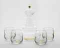 Set Karaffe Alladin 1,3 l + 4 Trinkgläser Mythos – Gold – Lebensbaum