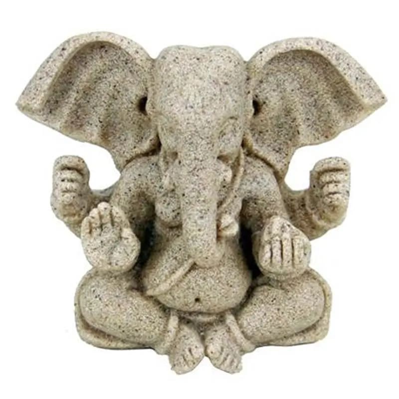 Ganesha figure sand