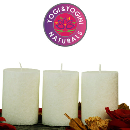 Stearin candles 3 x PURENESS