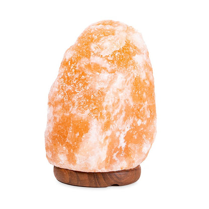 Salt crystal lamp rock