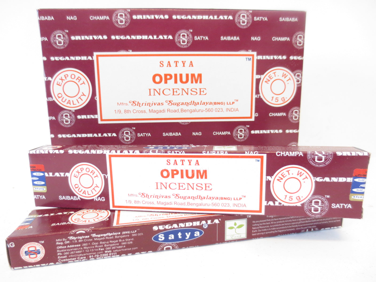 Satya Opium Räucherstäbchen Verpackung