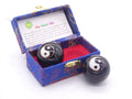 Qi-Gong balls black Yin Yang (large) approx. 3.5 cm