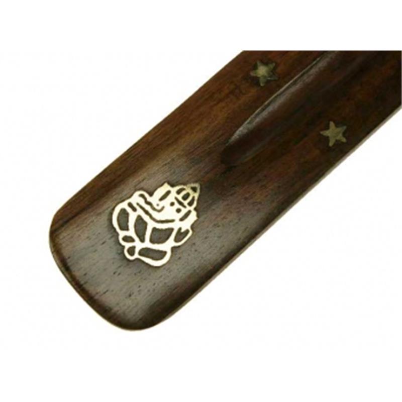 Räucherstäbchenhalter Holz Ganesh