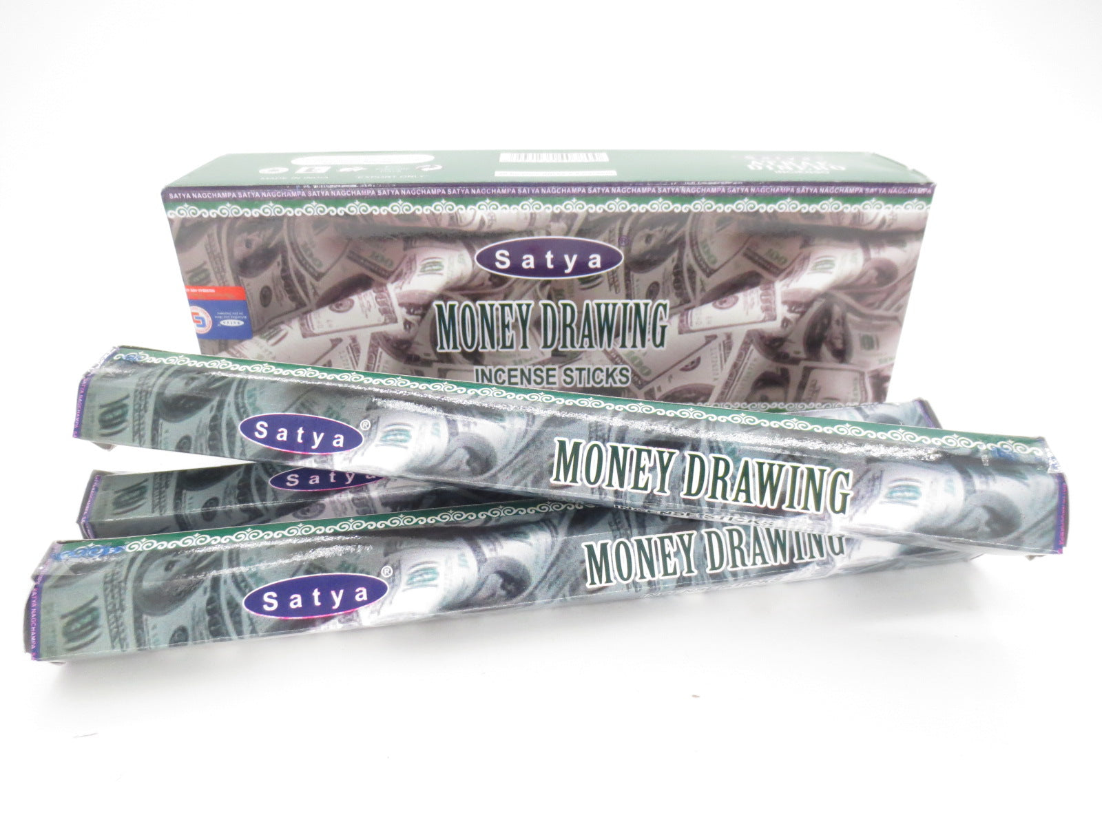 Satya Money Drawing Hexa Räucherstäbchen - Geldsegen im Duft