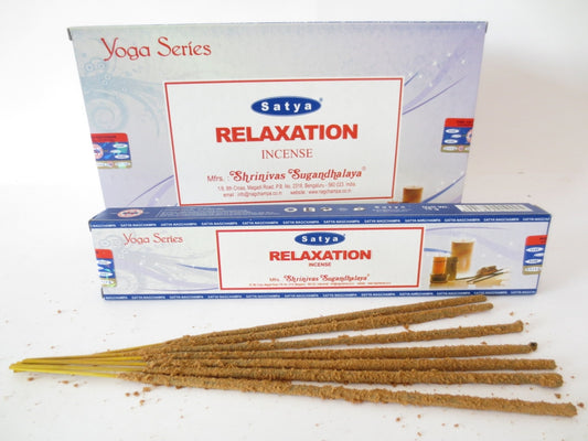 Satya Yoga Series Relaxation Räucherstäbchen – Die duftende Entspannung für Körper und Seele
