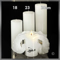 Lotus candle white