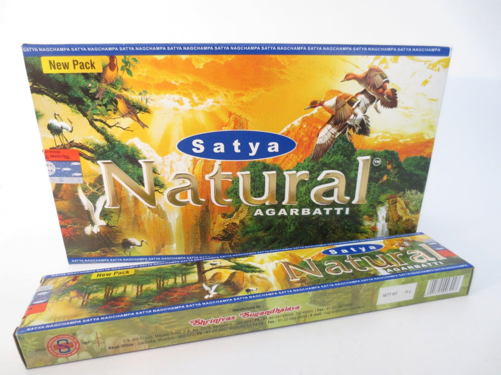 Satya Natural Räucherstäbchen Verpackung