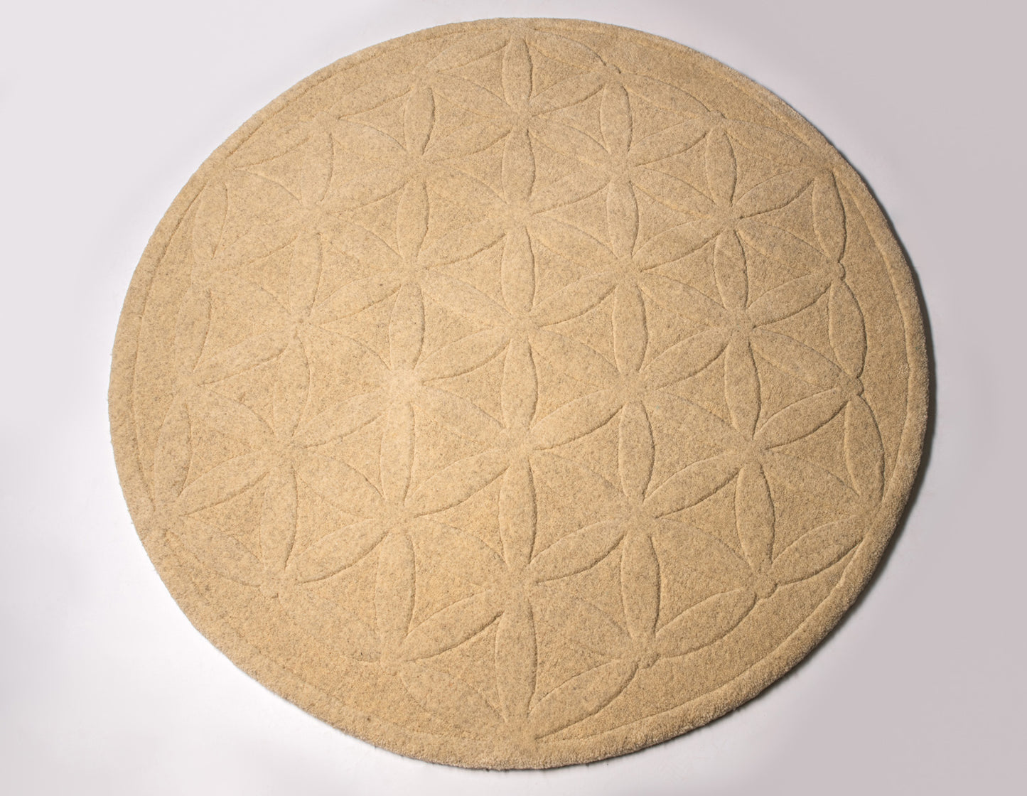 Hand-tufted carpet - Flower of Life - Nature