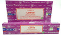 Satya Lotus Räucherstäbchen Verpackung