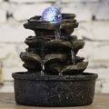 Zimmerbrunnen Little Rock mit Kugel und Beleuchtung