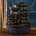 Zen Arome Nature Satya Zimmerbrunnen mit Kugel und LED-Beleuchtung