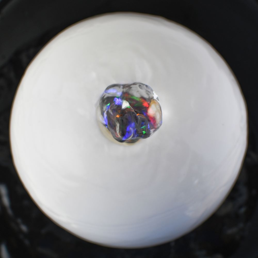 Zen Flow Zimmerbrunnen - Modernes, harmonisches Keramikdesign mit Beleuchtung