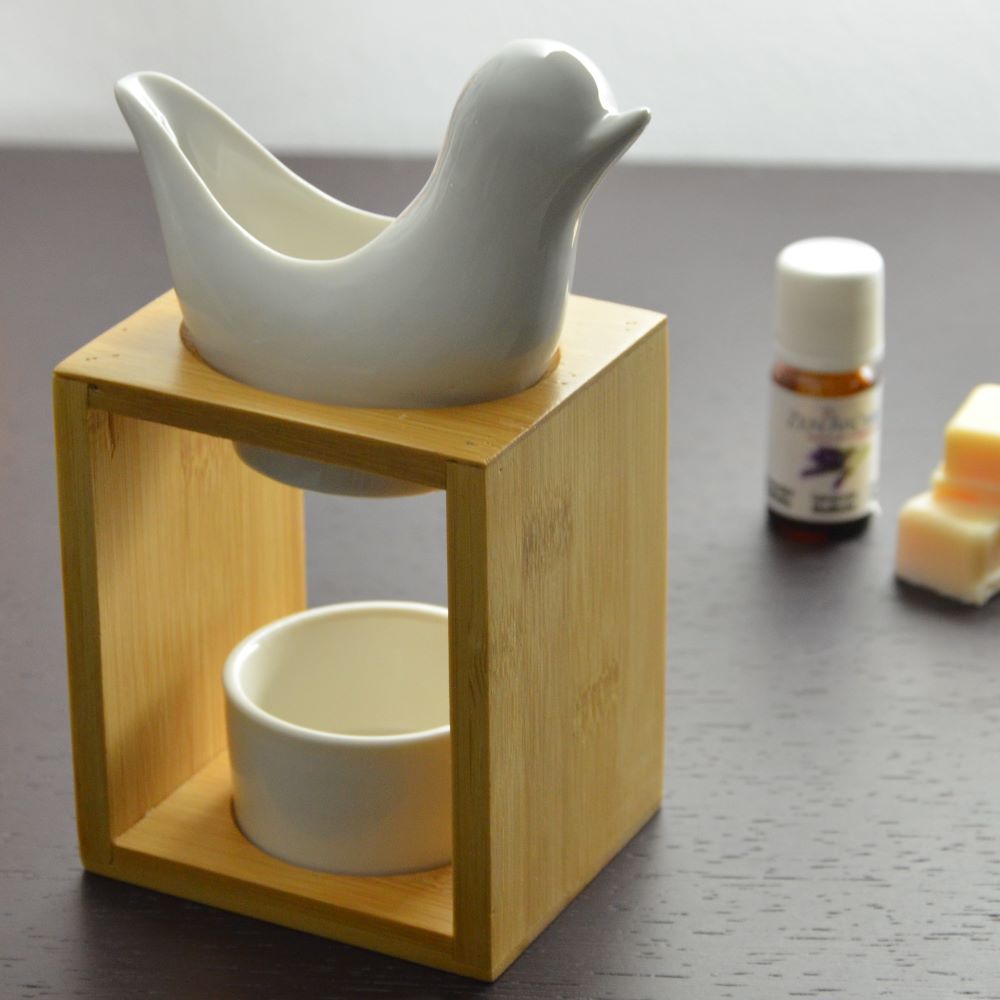 Duftbrenner Serie Naturéa - Birdy White: Natürliche Eleganz und Duftvielfalt