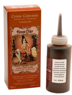 Henna coloring cream golden brown 90ml