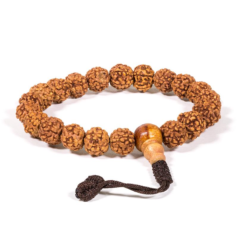 Mala/armband rudraksha 21 kralen