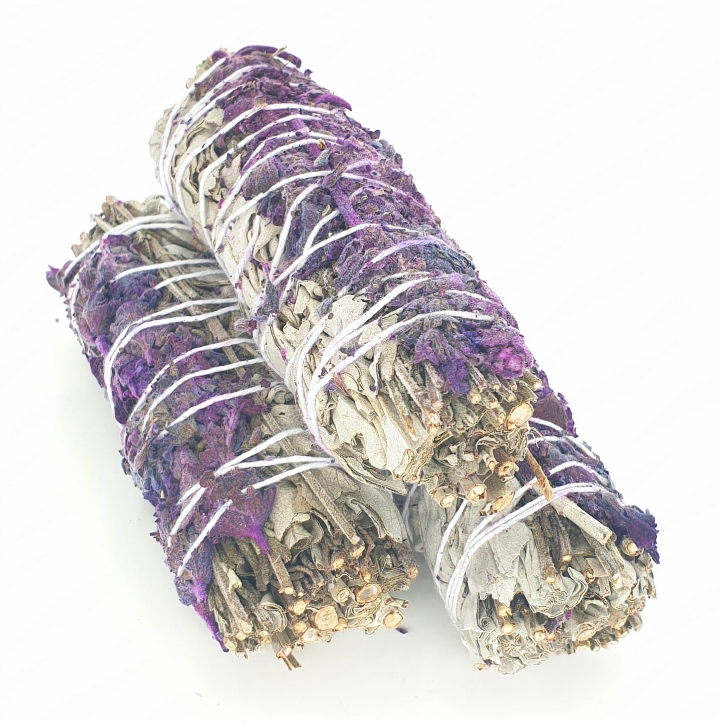 White sage &amp; lavender smudge incense bundle approx. 30g 