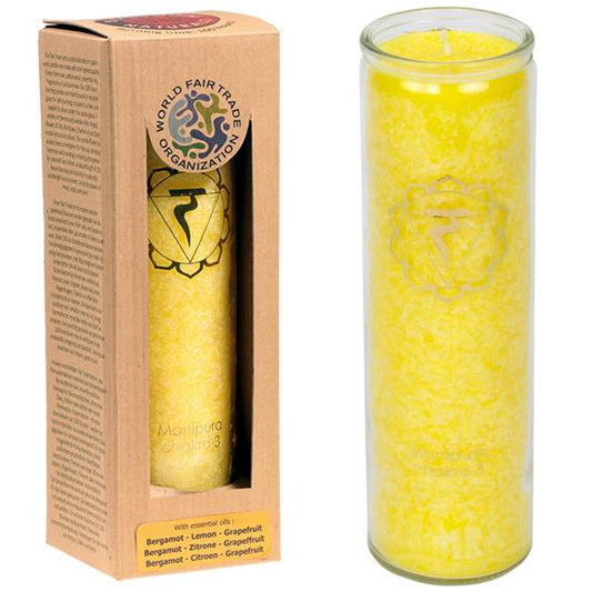 Yogi &amp; Yogini scented candle stearin 3rd chakra