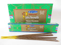 Satya Natural Patchouli Räucherstäbchen Verpackung