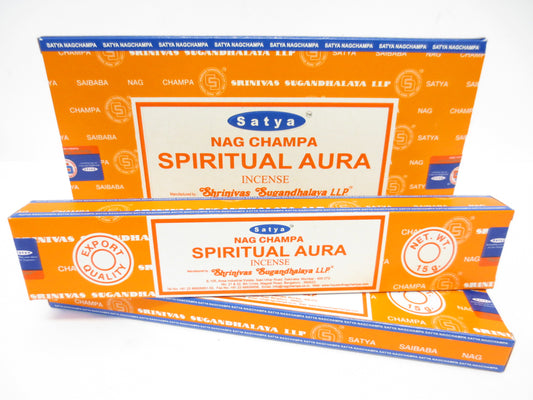 Satya Spiritual Aura Räucherstäbchen - Erwecken Sie Ihre Spirituelle Aura
