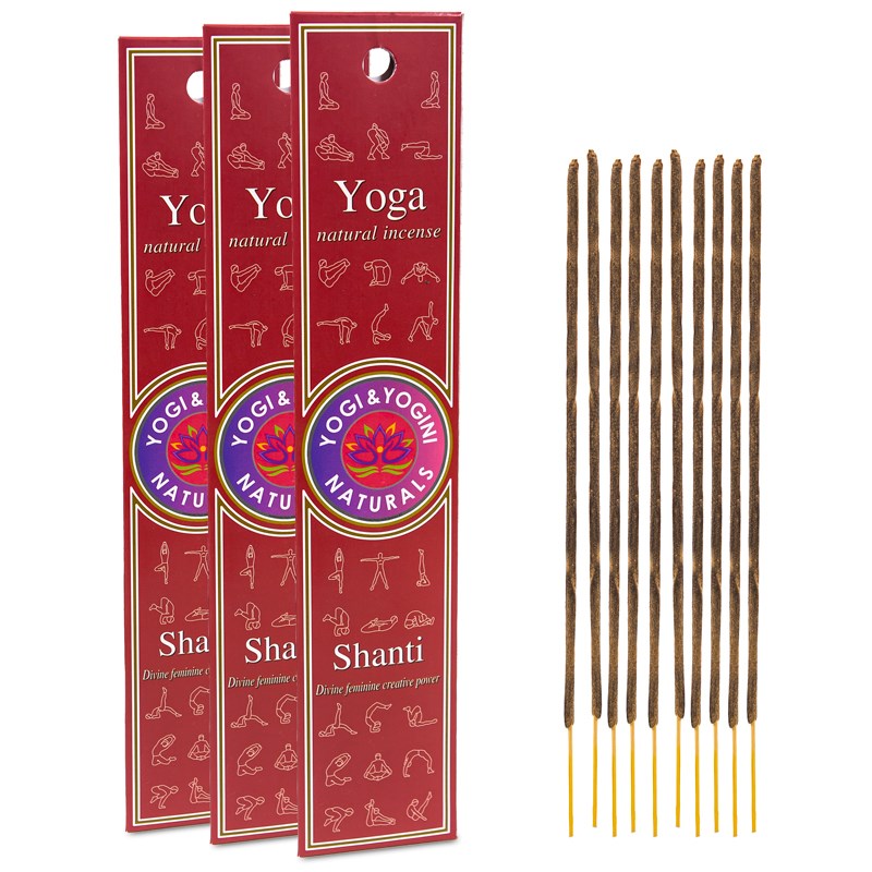 Yogi und Yogini Yoga Shanti Räucherstäbchen Verpackung