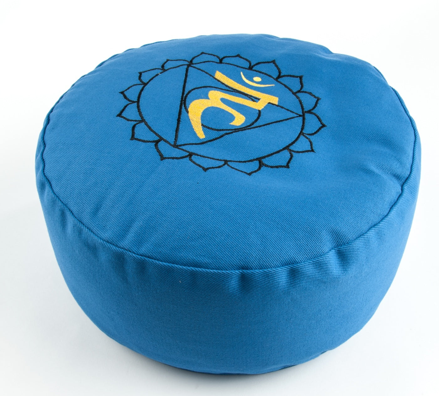Throat chakra meditation cushion