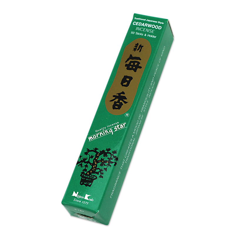 Morning Star Zedernholz Weihrauch: Die Kraft und Wärme des Zedernwaldes in Ihrem täglichen Räuchererlebnis