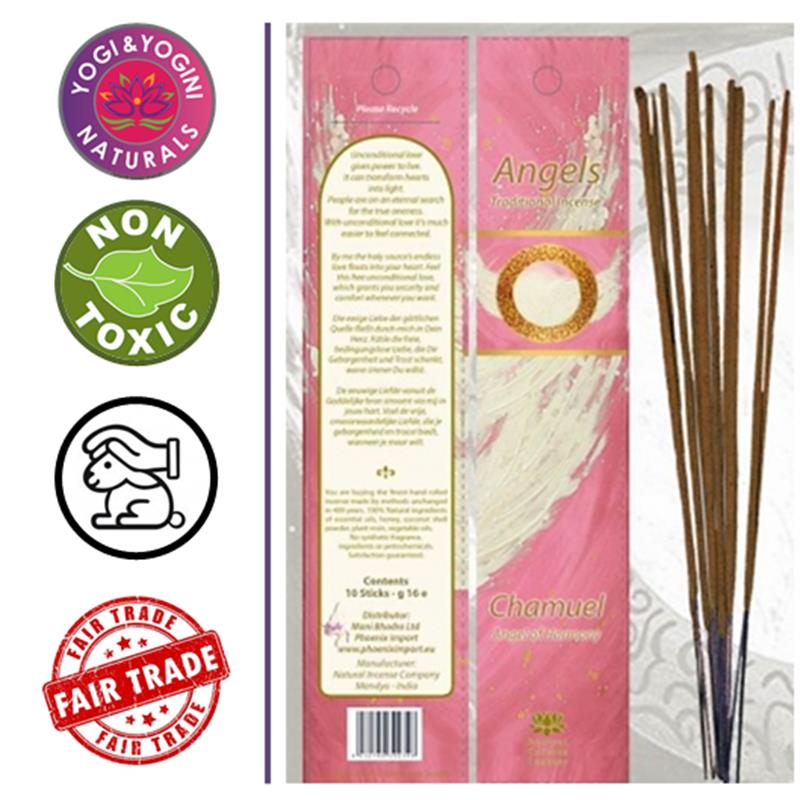 Yogi und Yogini Chamuel Engelräucherstäbchen Verpackung