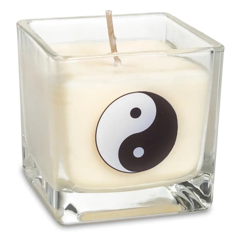 Ecological rapeseed wax scented candle Yin Yang