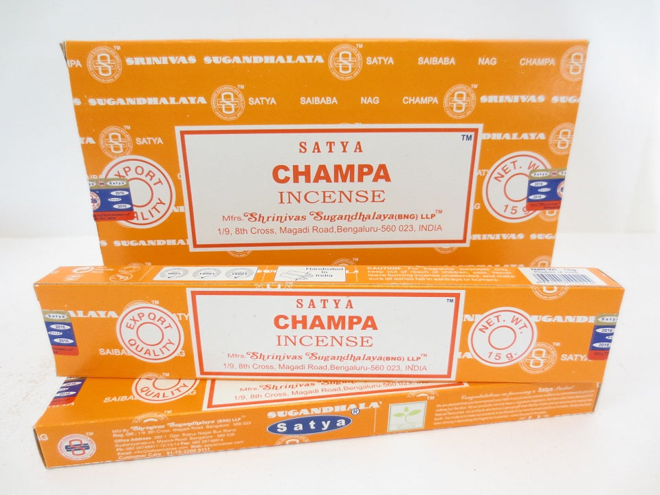 Satya Champa Räucherstäbchen Verpackung