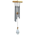 Wind chime five rods wood crystal wind catcher