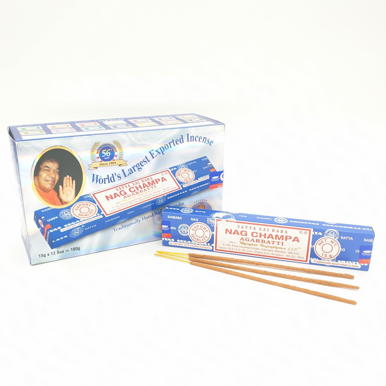 Satya Sai Baba Nag Champa Räucherstäbchen - Ein Duft für spirituelle Harmonie