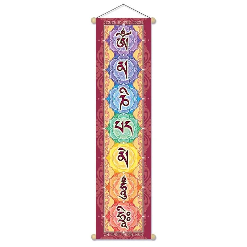 Mantra Wandschmuck Om Mani Padme Hum Hri - klein
