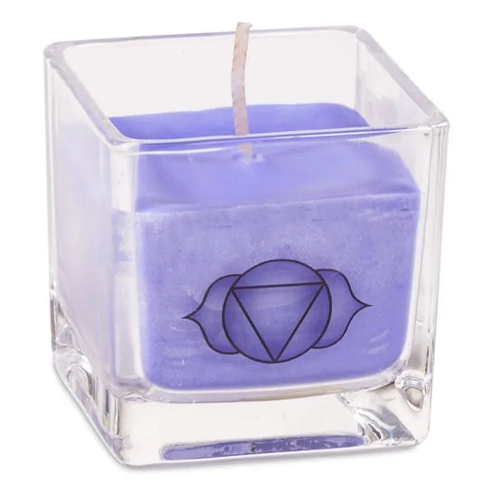 Ecological rapeseed wax scented candle 6th chakra