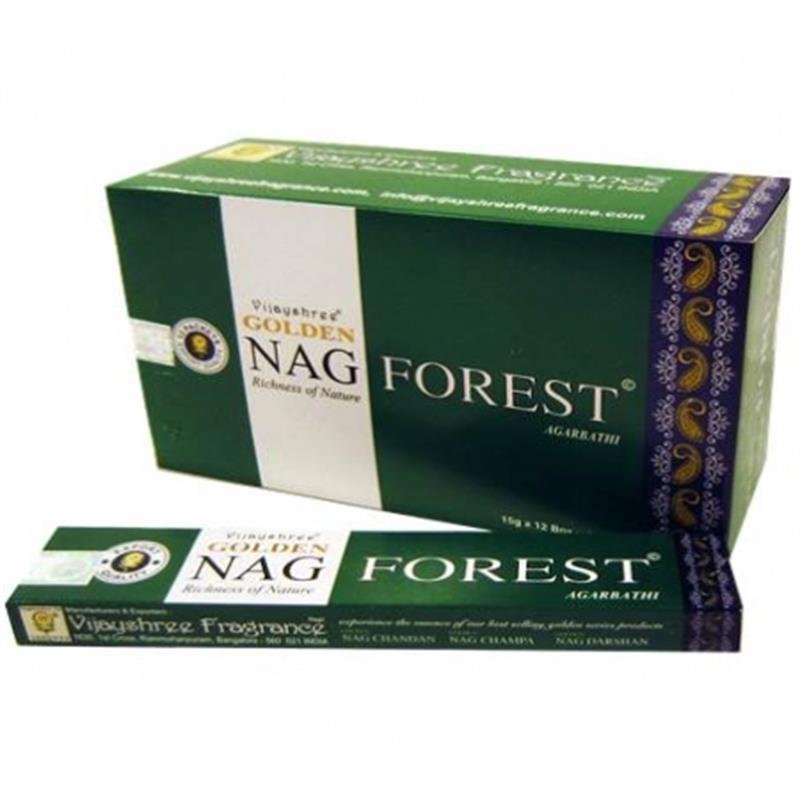 Golden Nag Forest Räucherstäbchen - Die Magie des Waldes in jedem Räucherstäbchen