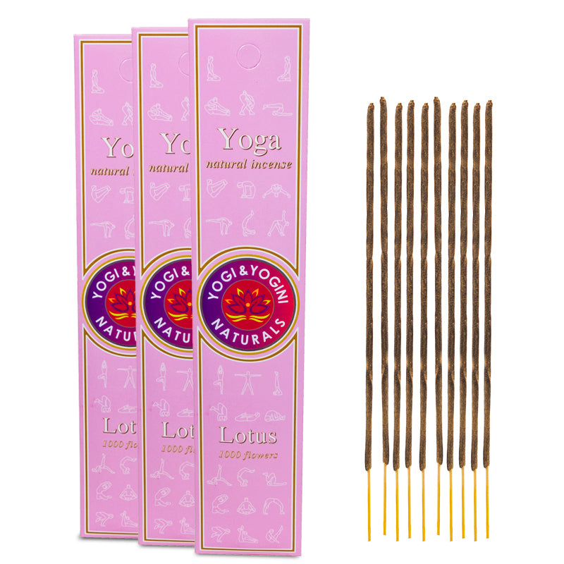 Yogi und Yogini Yoga Lotus Räucherstäbchen Verpackung