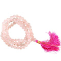 Mala Rose Quartz AA quality 108 beads + bag